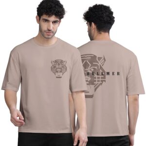 Front and Back Printed oversized T-shirt for men