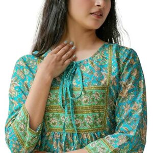 Women’s Printed A-Line Short Kurti