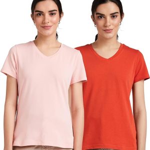 Women’s Cotton Stretch Regular Fit T-Shirt Combo